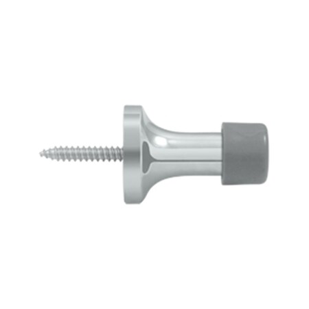 Patioplus 1.5 in. Baseboard Door BumperBright Chrome Solid PA947244